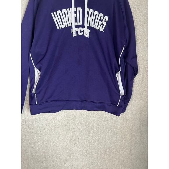 TCU embroidered college hoodie. X-Large. College sports. Knights Apparel - Picture 3 of 8
